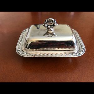 Silver-plated Butter Dish